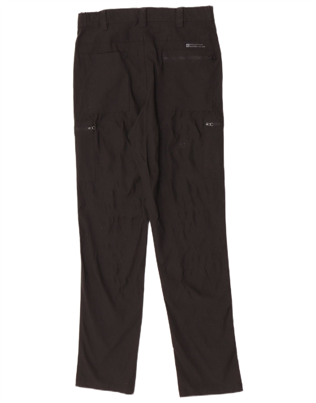 Mountain Warehouse Slim-Cargohose für Herren, W30, L30, schwarzes Nylon