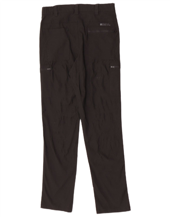 Mountain Warehouse Slim-Cargohose für Herren, W30, L30, schwarzes Nylon