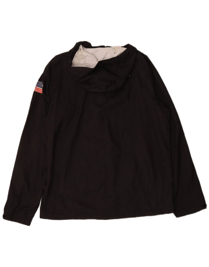 The North Face Herren-Regenjacke mit Kapuze, Größe 40, Schwarz