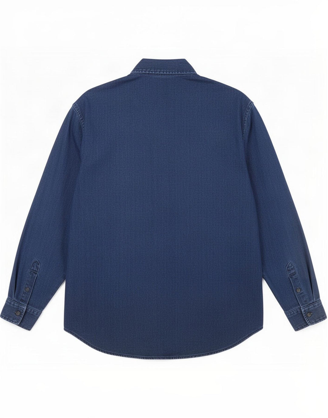 Versace Herren-Hemd, groß, marineblau, Baumwolle
