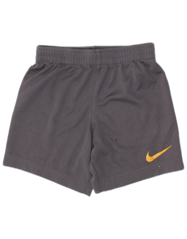 Nike Sportshorts für Jungen, 3–4 Jahre, XS, graues Polyester