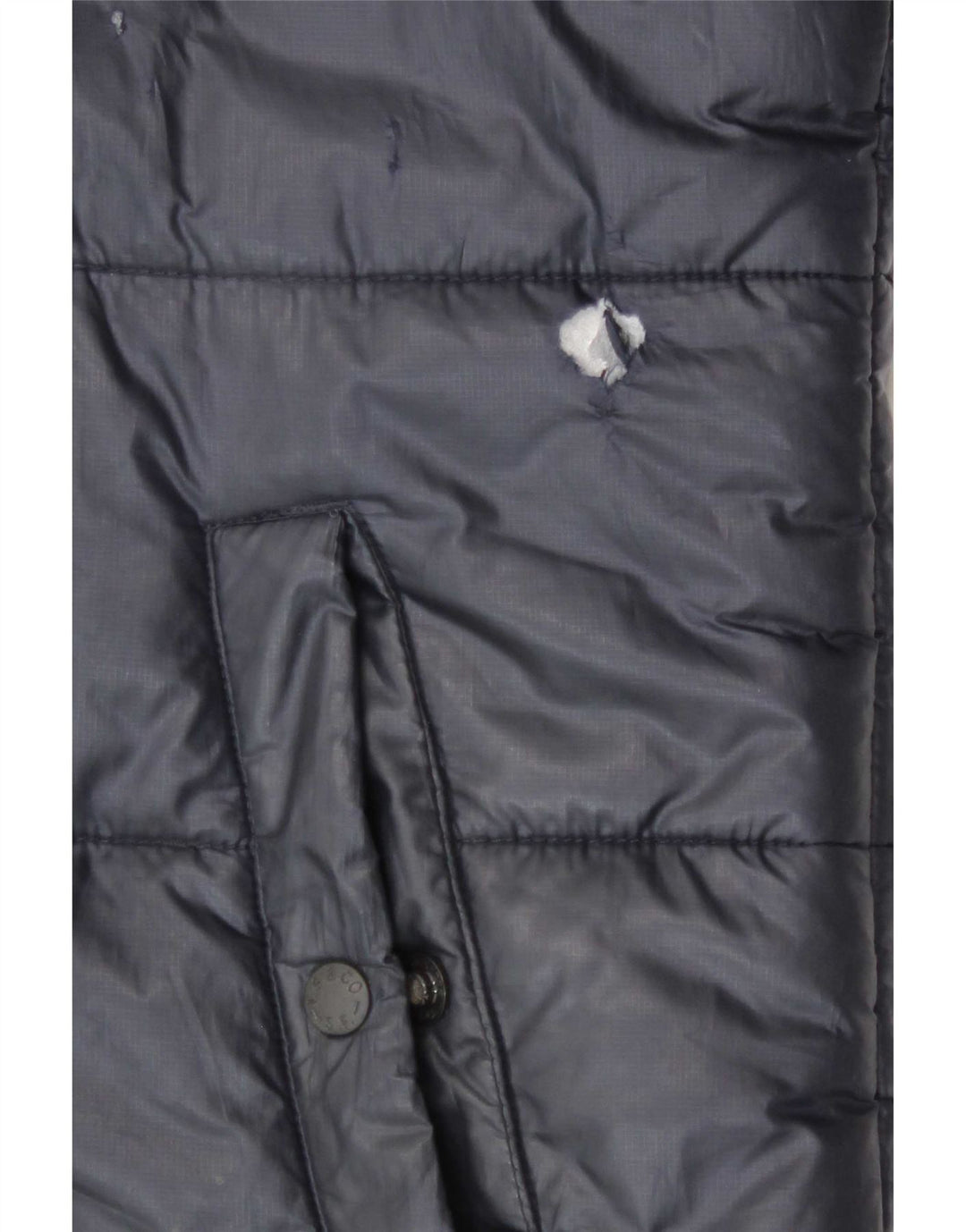 Levi's Herren Wattierte Jacke UK 38 Mittel Marineblau Polyester