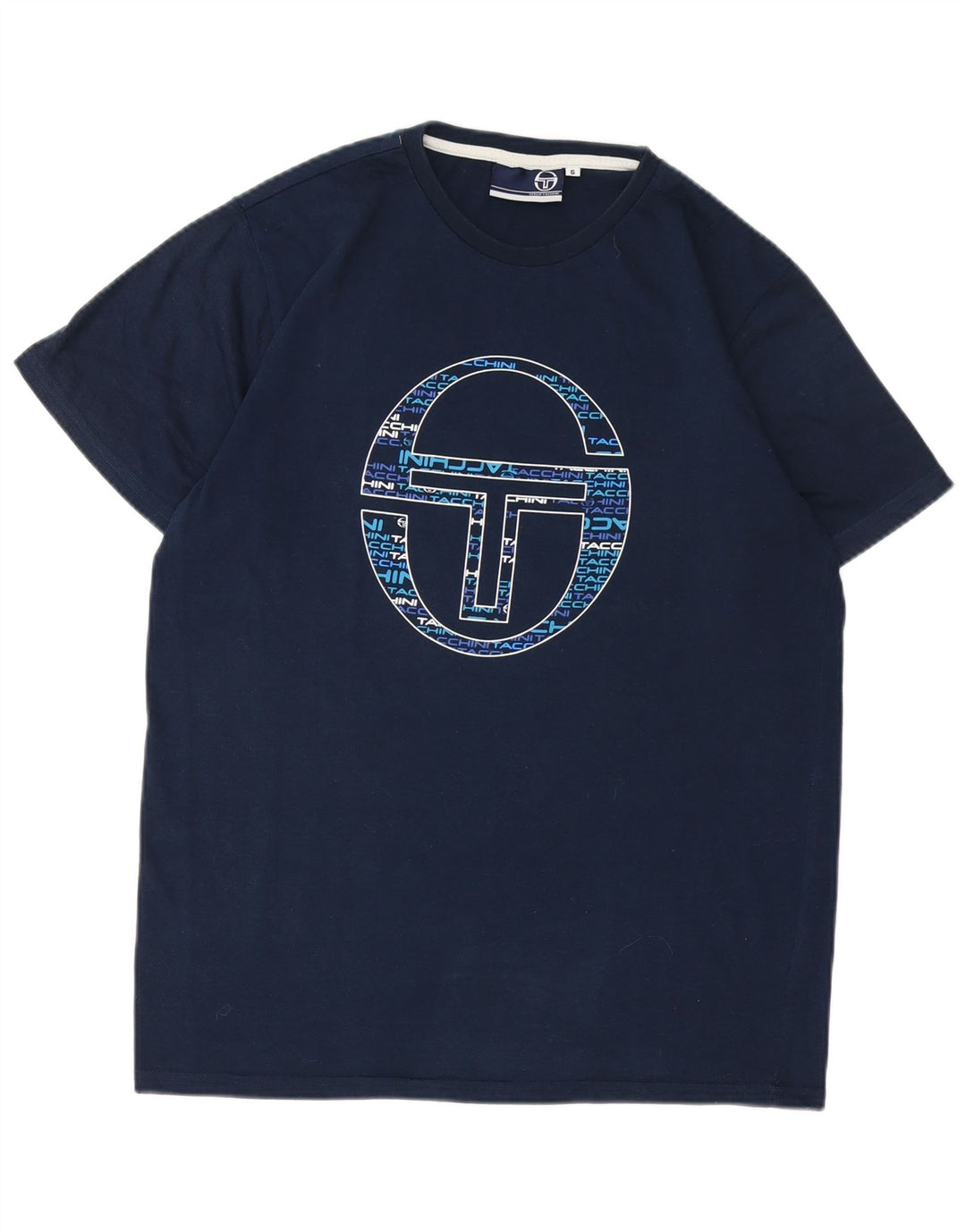 SERGIO TACCHINI Herren-T-Shirt mit Grafik, Größe S, Marineblau, Polyester