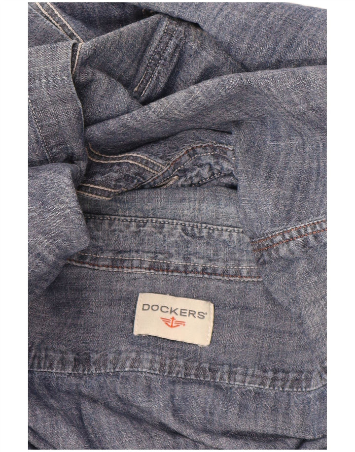 DOCKERS Herrenhemd Large Marineblau