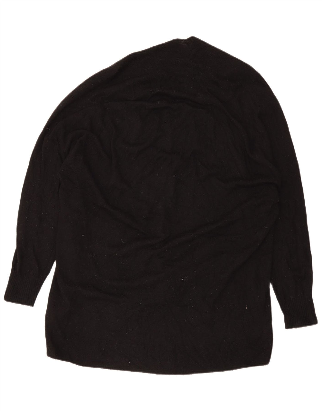 Zara Damen-Strickjacke in Übergröße, Gr. 10, Größe S, schwarze Wolle