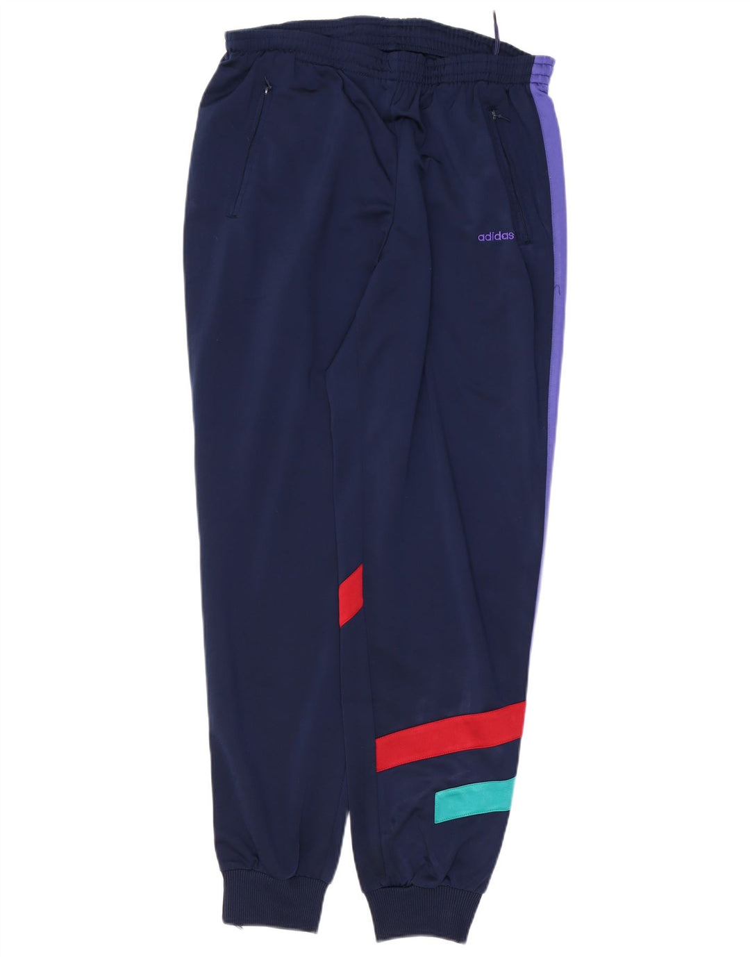 Adidas Herren-Trainingshose, Jogginghose, mittelgroß, Marineblau, Farbblock