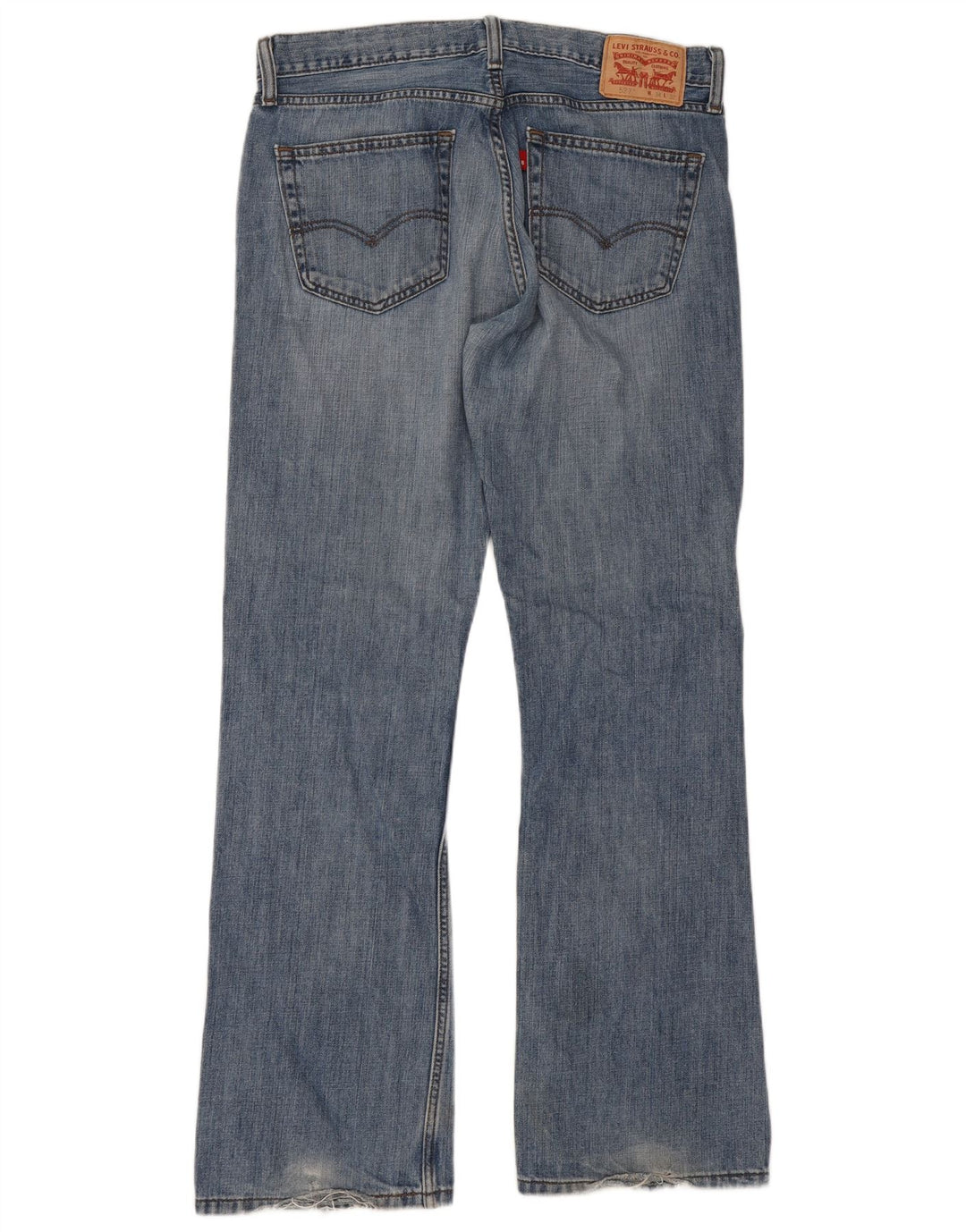 Levi's Herren 527 Bootcut Jeans W34 L32 Blaue Baumwolle