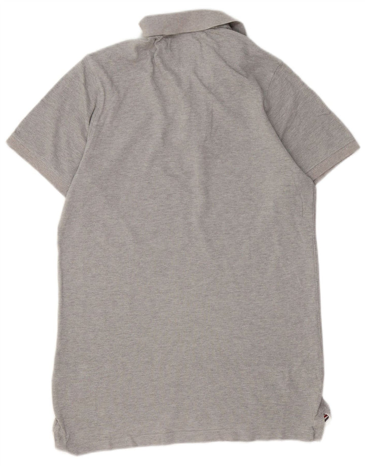 TOMMY HILFIGER Herren Poloshirt Große graue Baumwolle