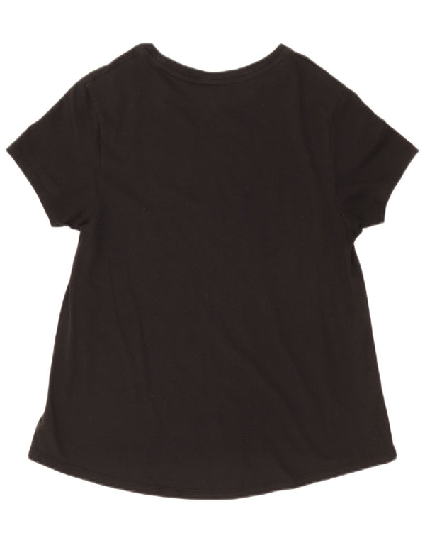 Tommy Hilfiger Damen T-Shirt mit Grafik, UK 12, Mittelgrau