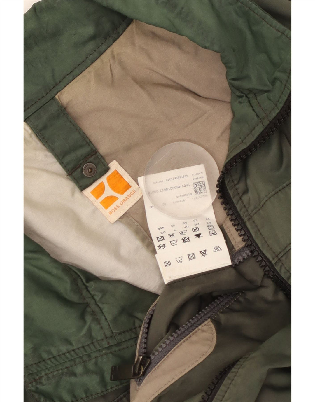 HUGO BOSS Herren Utility Jacke EU 56 3XL Grün Polyamid