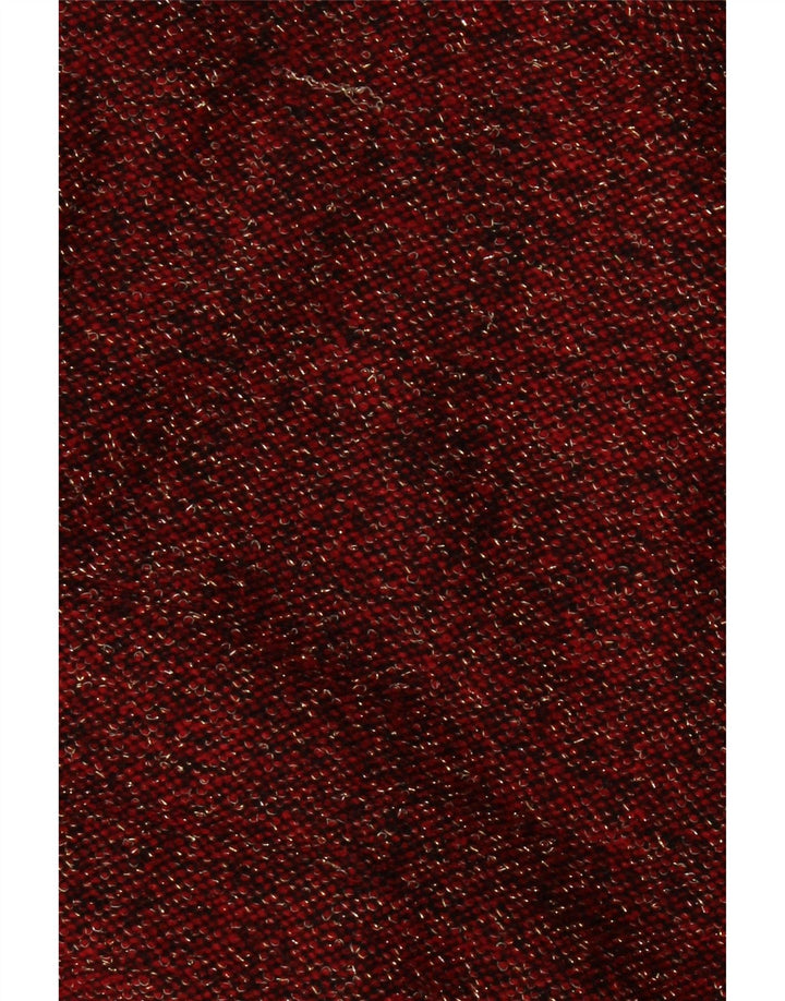 PACO BOUTIQUE Damen Langarm-Pulloverkleid UK 14 Large Rot meliert