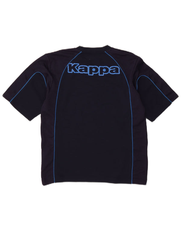 Kappa Herren-T-Shirt mit Grafik, Größe S, Marineblau, Polyester