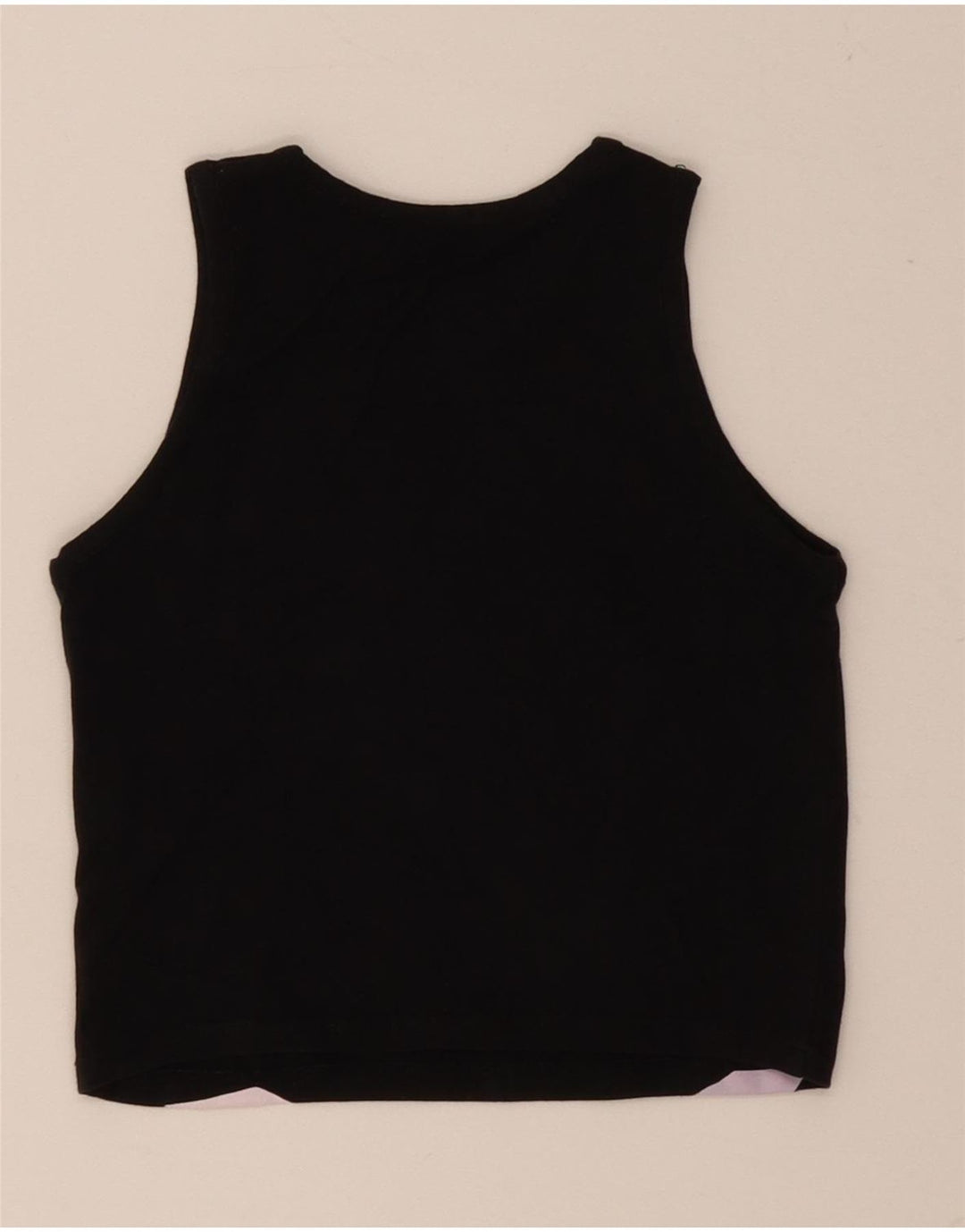 NIKE Mädchen Crop Graphic Vest Top 10–11 Jahre Medium Schwarz