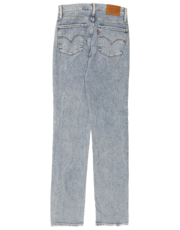 Levi's Damen 724 High Waist Straight Jeans W24 L30 Blaue Baumwolle