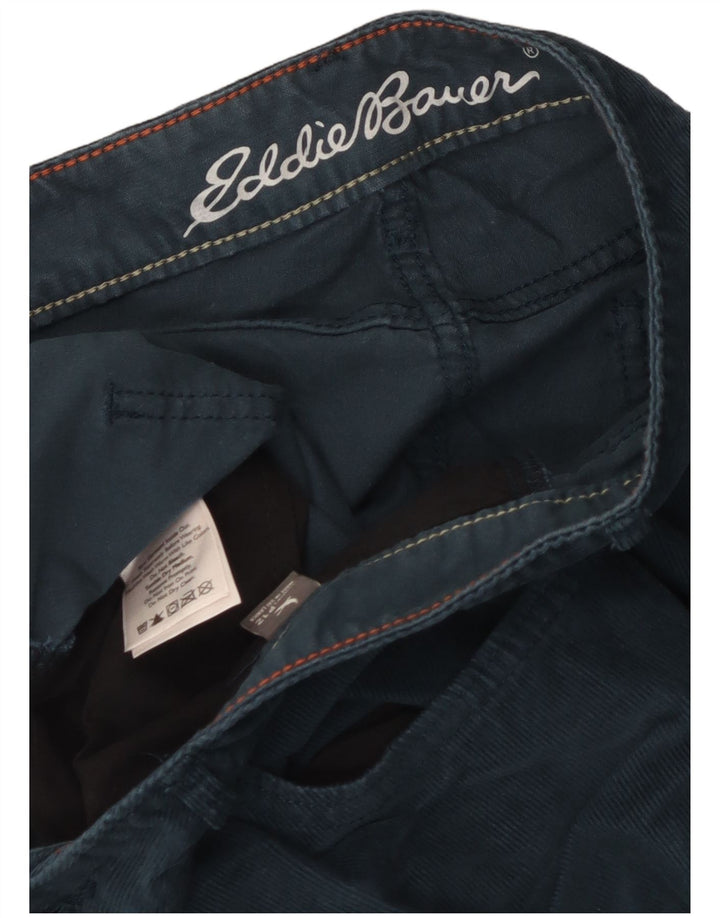 EDDIE BAUER Damen Curvy Cordhose US 12 Large W34 L28 Marineblau