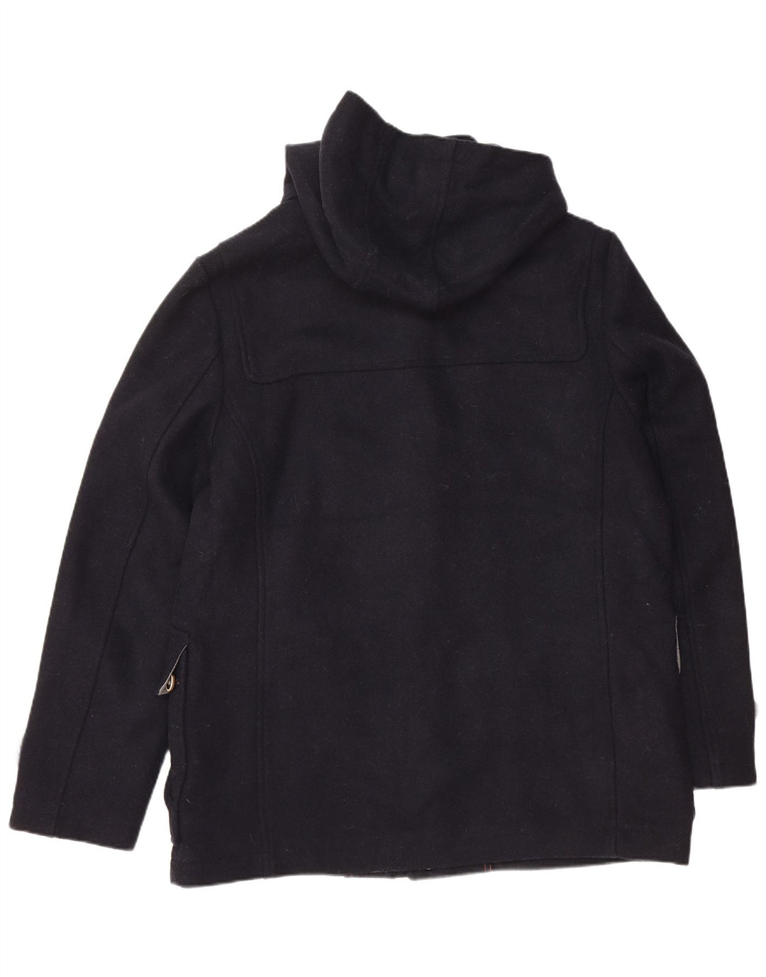 BURTON Herren-Duffle-Jacke mit Kapuze, UK 40, große marineblaue Wolle