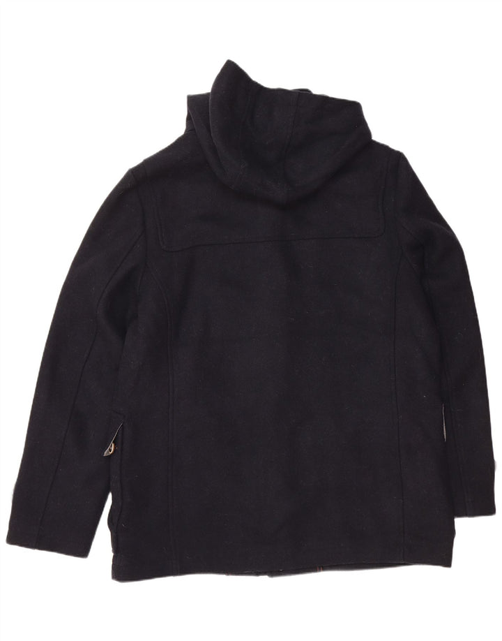 BURTON Herren-Duffle-Jacke mit Kapuze, UK 40, große marineblaue Wolle