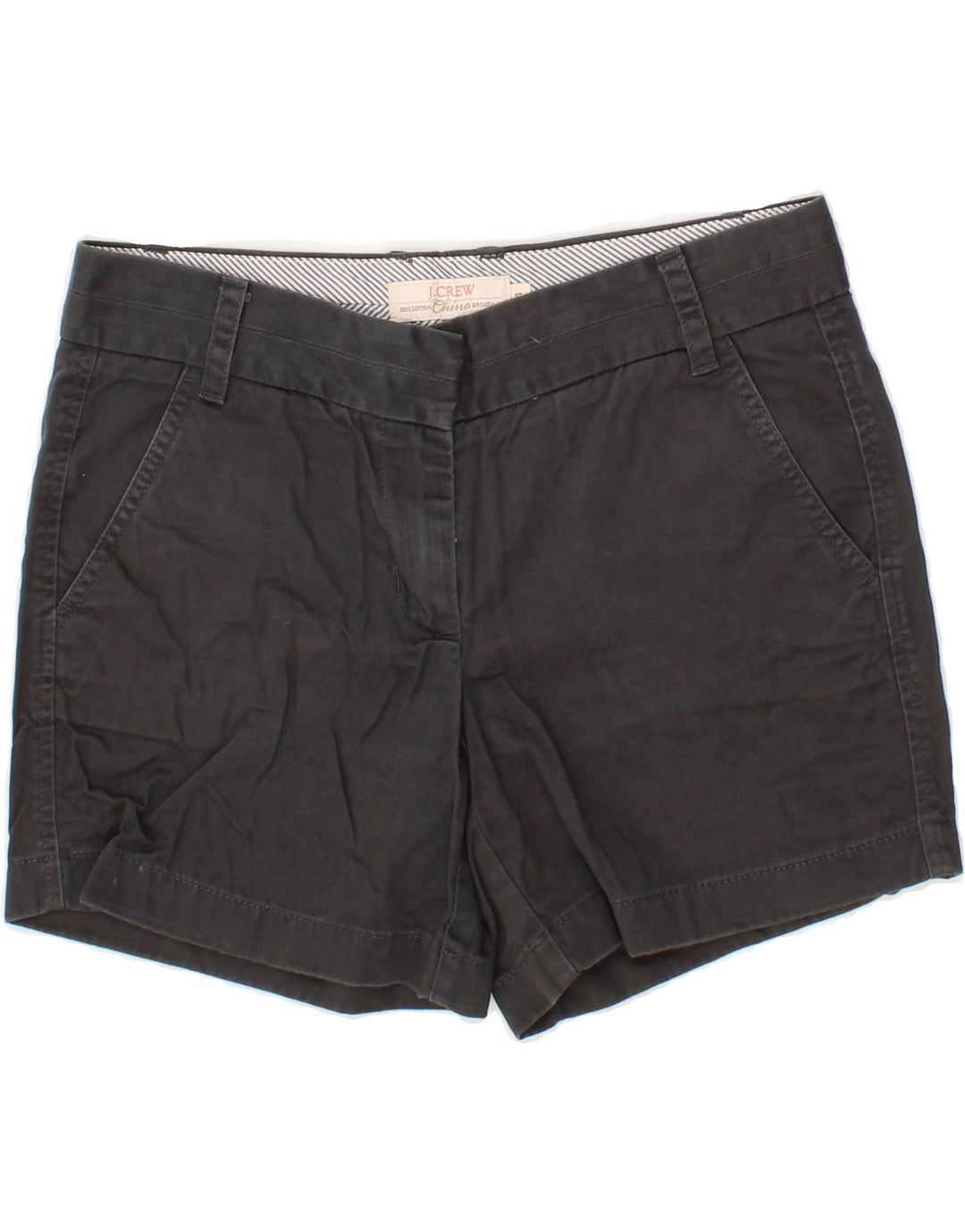 J. CREW Womens Broken In Chino Shorts US 4 Small W30  Black Cotton Vintage J. Crew and Second-Hand J. Crew from Messina Hembry 
