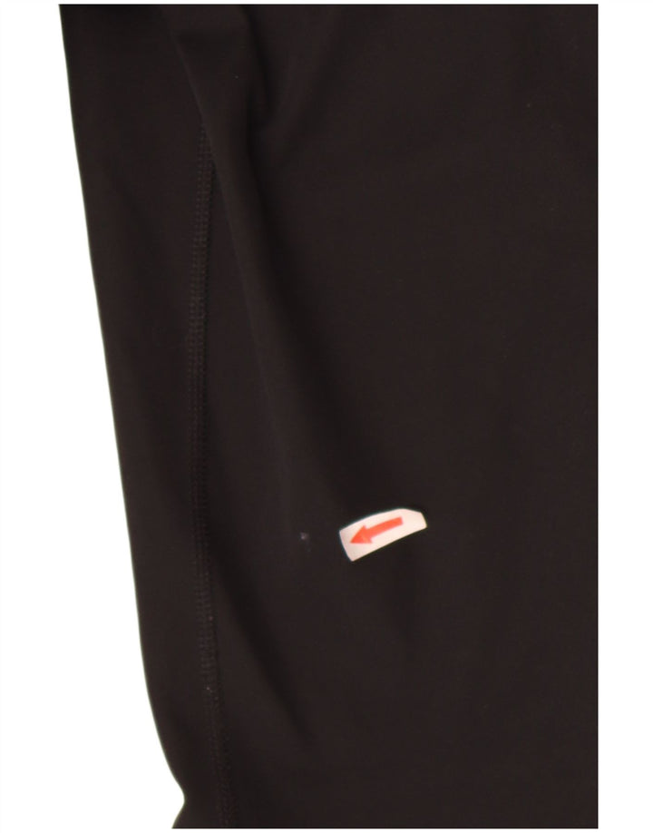 Adidas Damen Climalite Crop Leggings UK 8/10 Small Schwarz Polyester