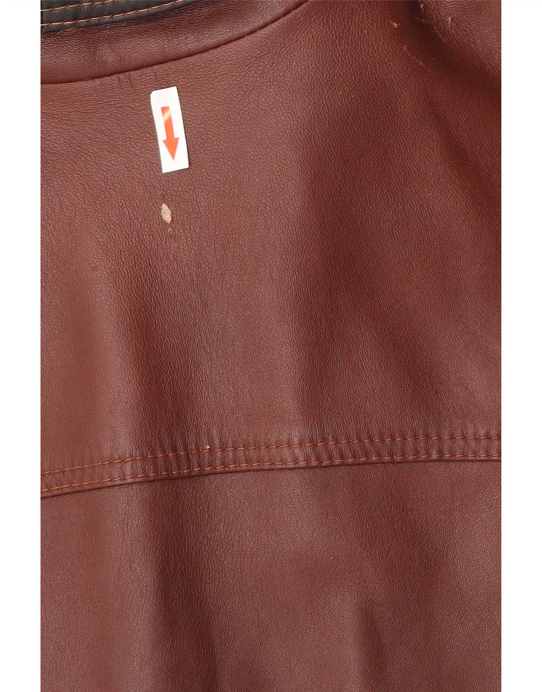 Vintage Herren Bomber Lederjacke UK 40 Large Braun