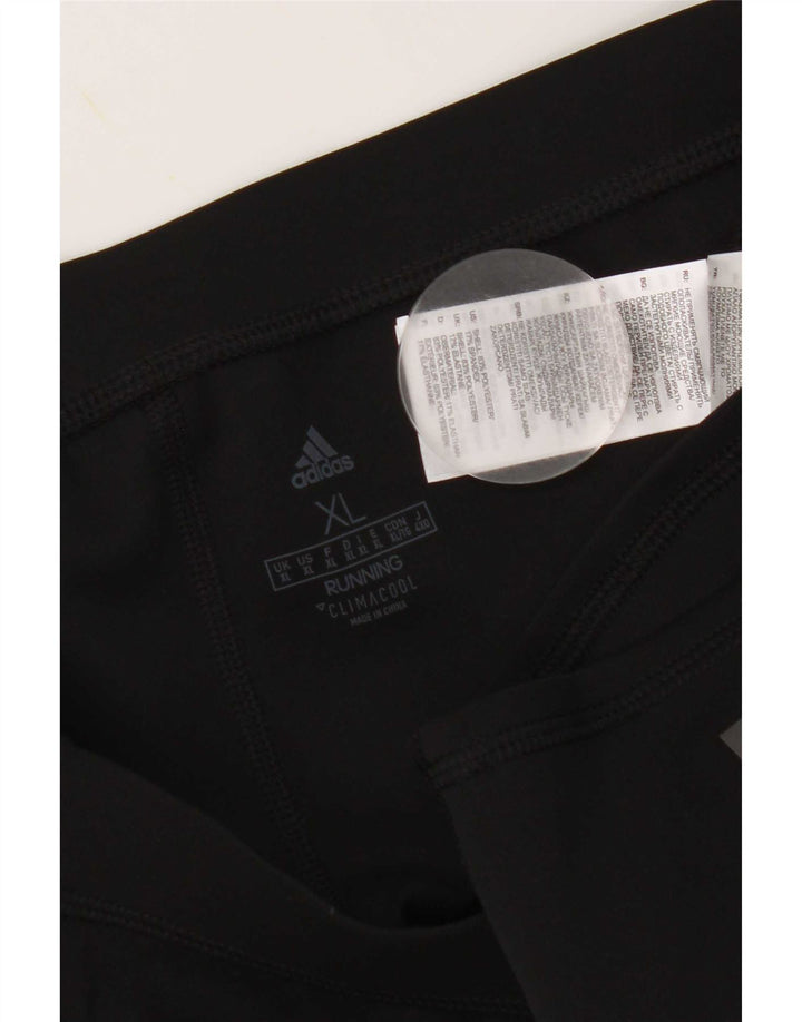 Adidas Damen Climacool Sport Shorts UK 18 XL Schwarz Polyester