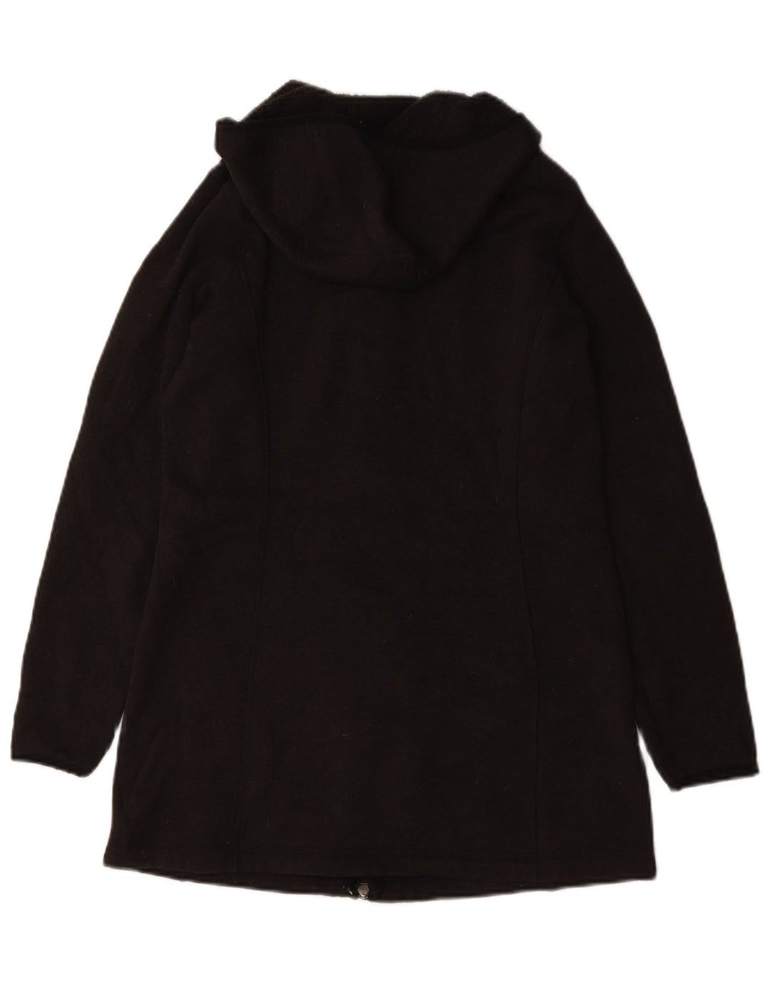 L.L.Bean Damen Kapuzenmantel UK 10 Small Grau Polyester