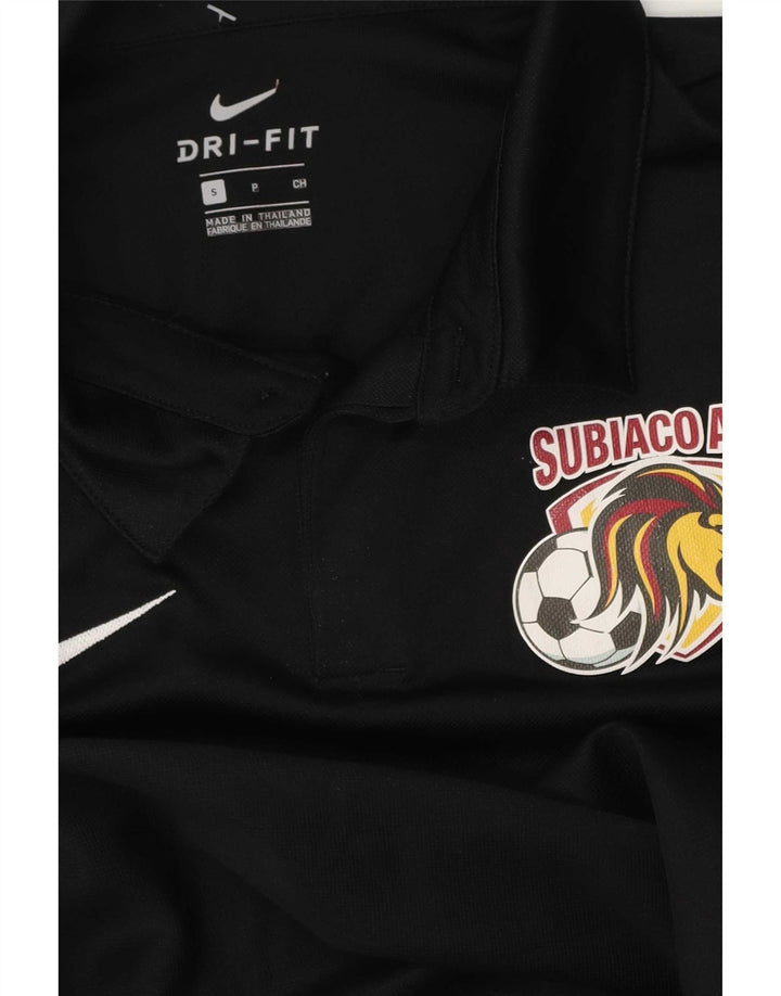 Nike Herren-Poloshirt mit Dri-Fit-Grafik, Größe S, Schwarz, Farbblock