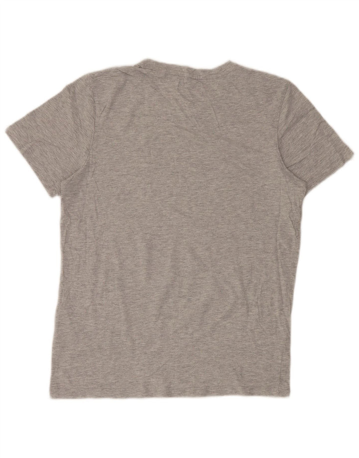 Jack & Jones Herren-T-Shirt mit Grafik, Größe S, Grau, Baumwolle