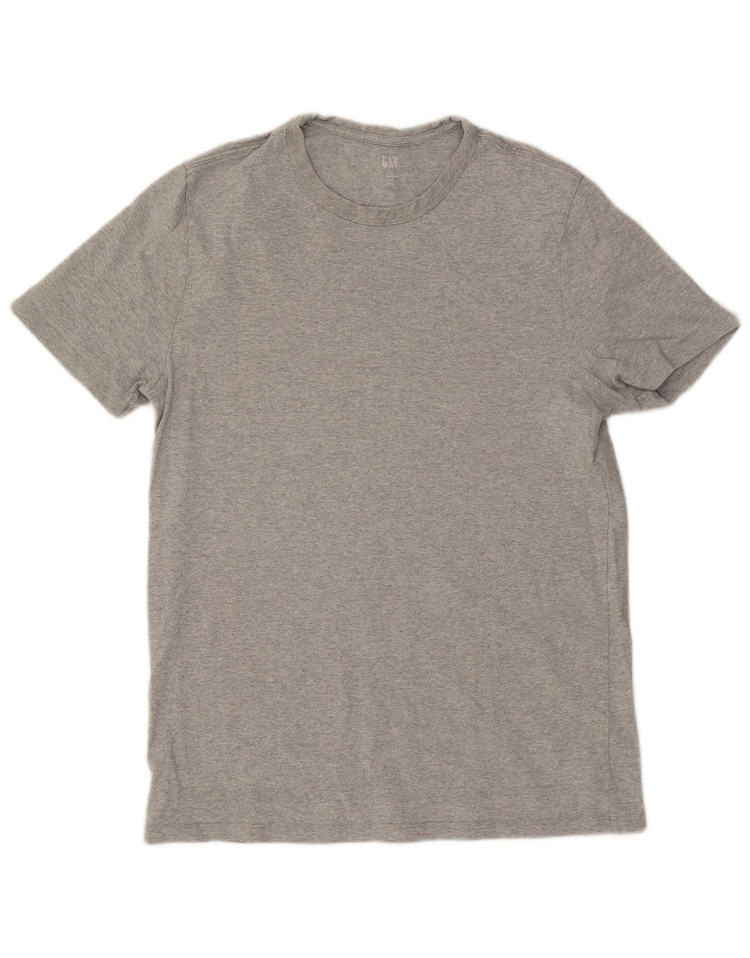 Gap Herren-T-Shirt-Oberteil, groß, grau gesprenkelte Baumwolle