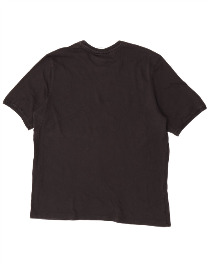 Adidas Herren T-Shirt Top Large Schwarz Baumwolle