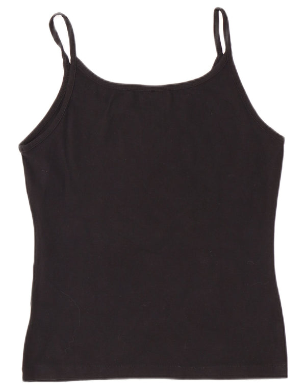 Asics Regular Cami Top für Mädchen, 13–14 Jahre, Größe L, Schwarz, Baumwolle