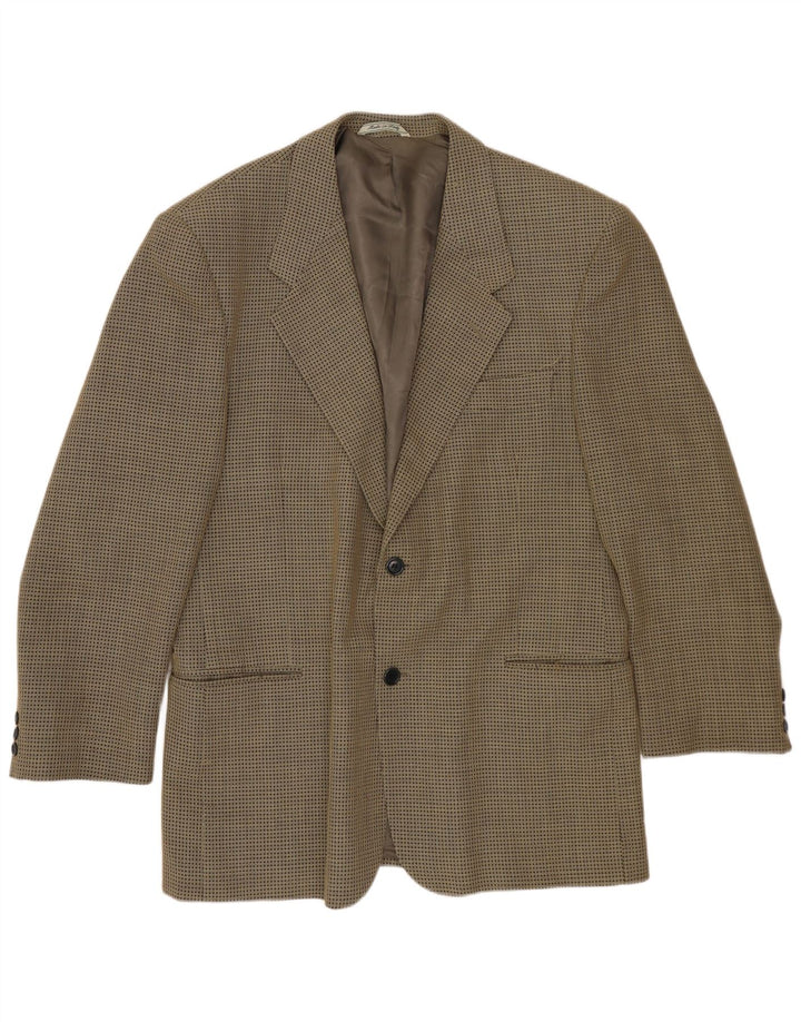 Ing Loro Piona & Co. Herren 2-Knopf-Blazerjacke IT 54 2XL Khaki gefleckt