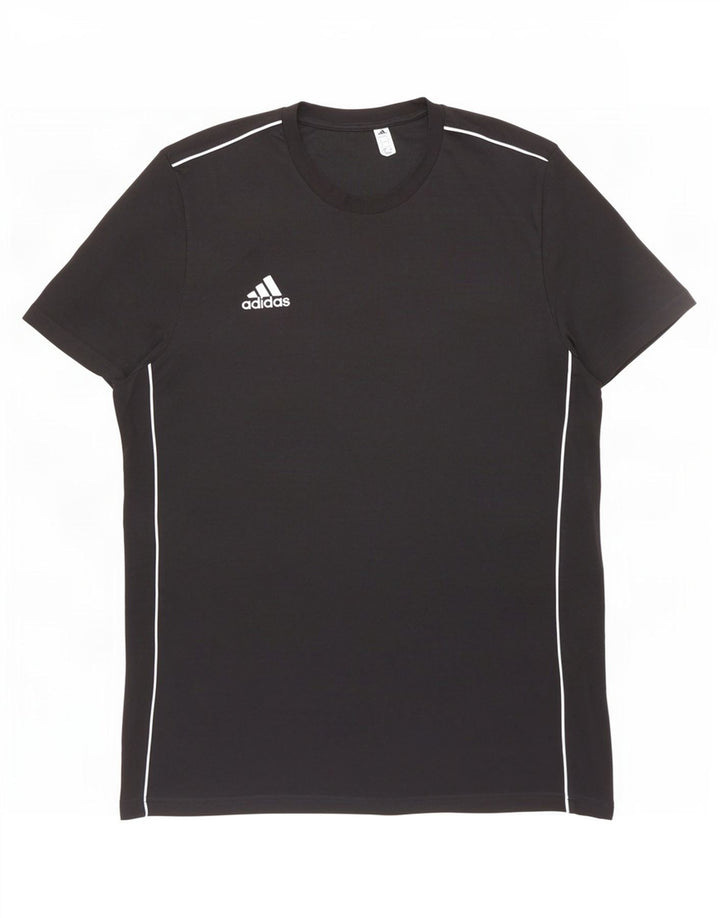 Adidas Herren T-Shirt Top Large Schwarz Baumwolle