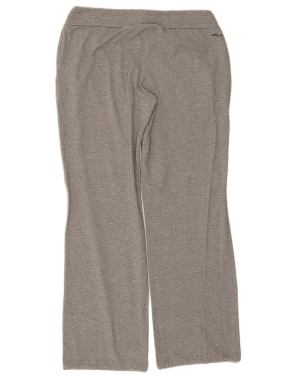 Adidas Damen Climalite Trainingshose UK 8/10 Small Grau Baumwolle