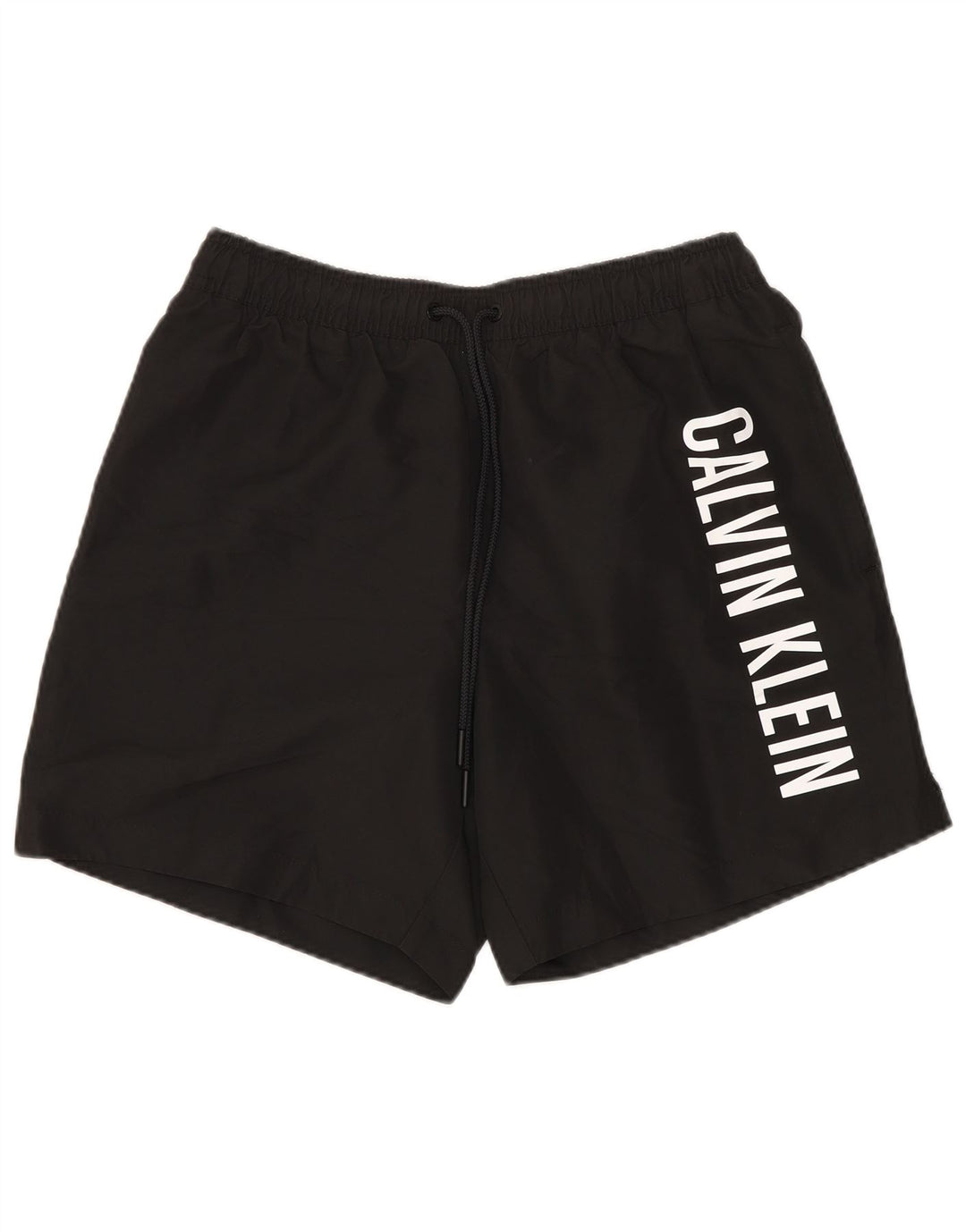 Calvin Klein Herren Badeshorts mit Grafik, Größe S, Schwarz, Polyester