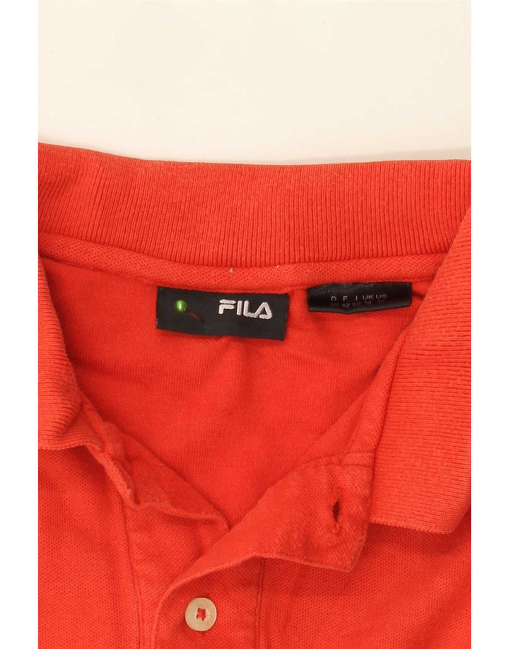 Fila Herren Poloshirt Mittelrot