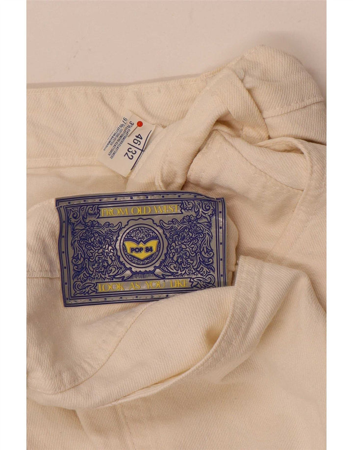 POP 84 Herren Tapered Freizeithose W32 L29 Beige Elastan