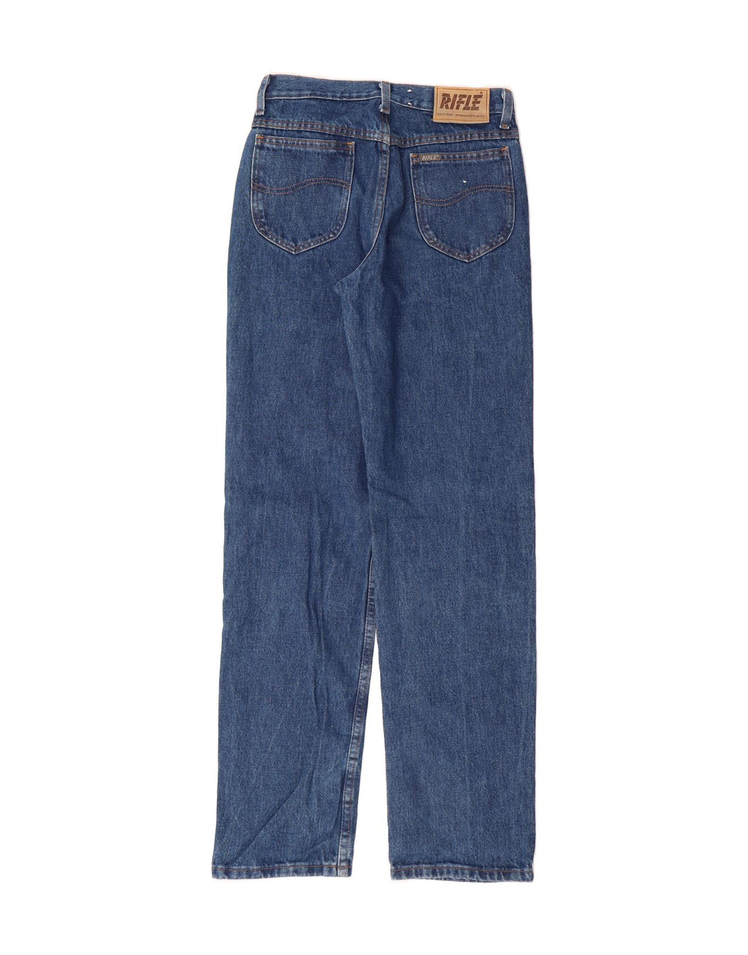 RIFLE Womens 9380 Straight Jeans W30 L34 Blue Cotton Vintage Rifle and Second-Hand Rifle from Messina Hembry 