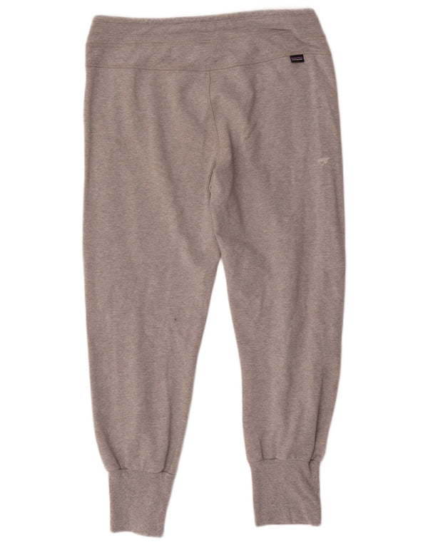 Patagonia Damen Trainingshose Jogger UK 14 Mittelgraue Baumwolle