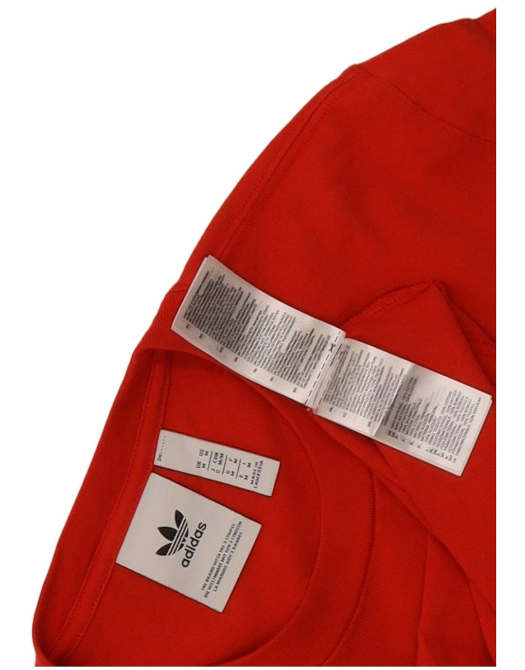 Adidas Herren Grafik-T-Shirt aus mittelroter Baumwolle