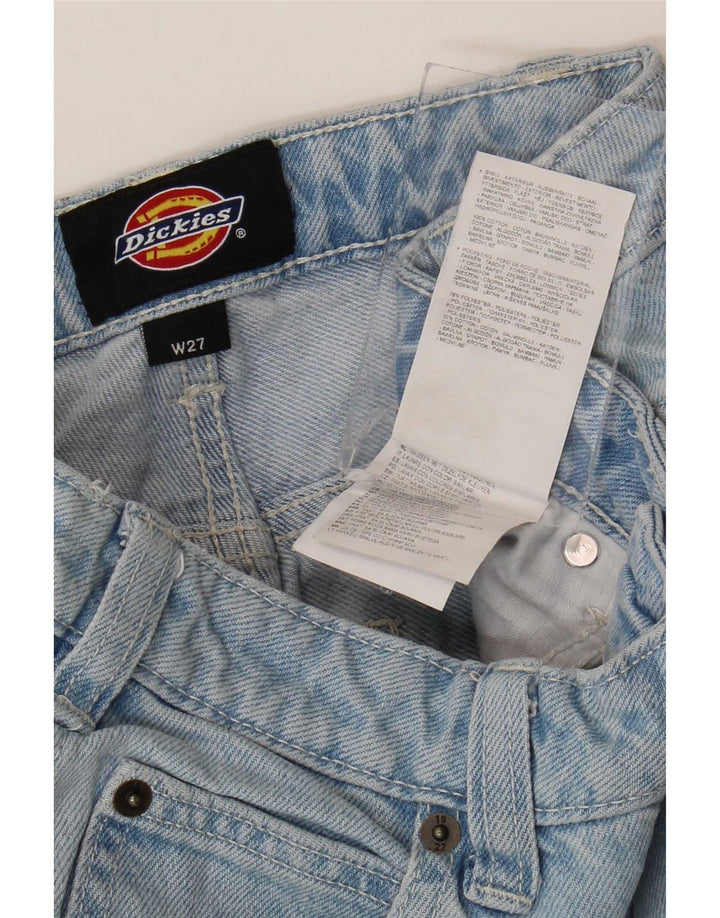 Dickies Damen Cargo Tapered Jeans W27 L28 Blaue Baumwolle