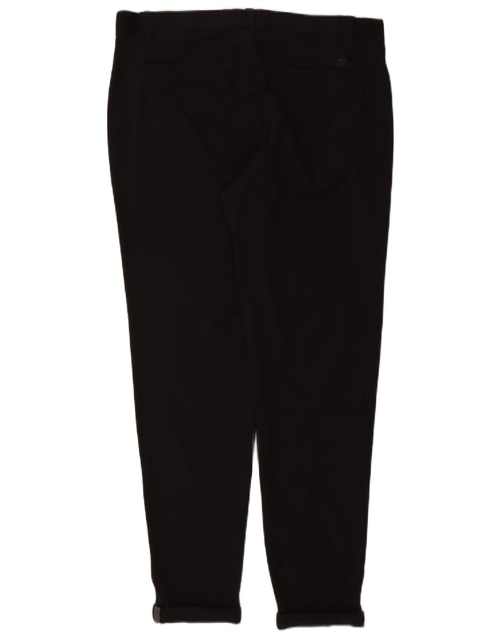Adidas Herren Slim Chino Hose W34 L29 Schwarz Polyester