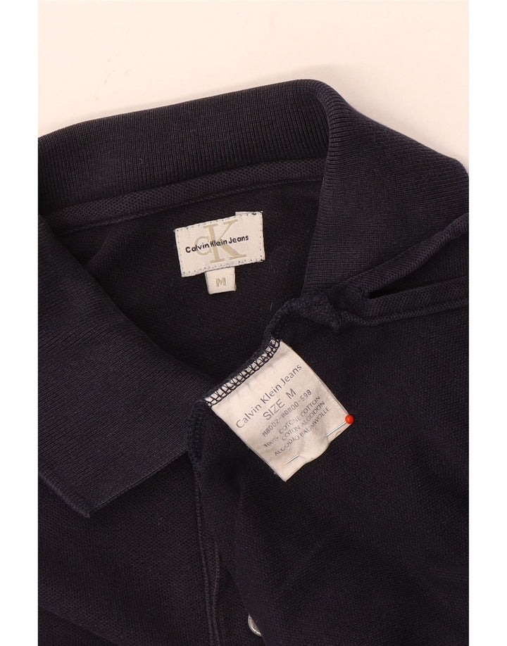 CALVIN KLEIN JEANS Herren Poloshirt Medium Marineblau Baumwolle