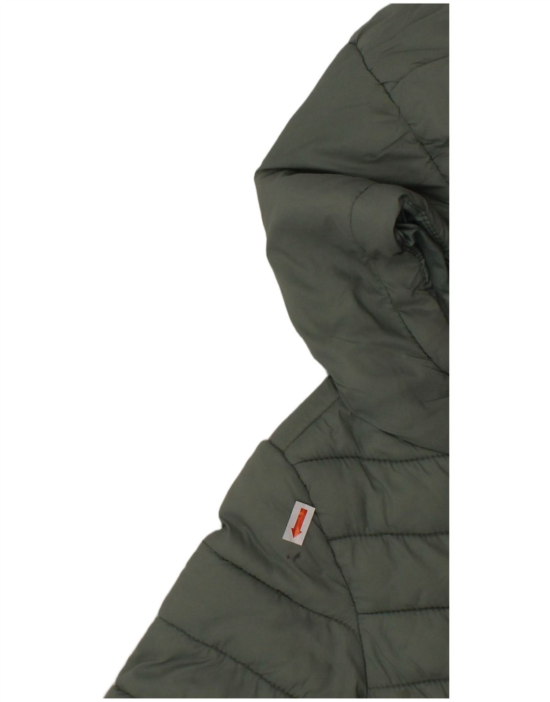 DKNY Baby-Mädchen-Kapuzenjacke, 18–24 Monate, grünes Nylon