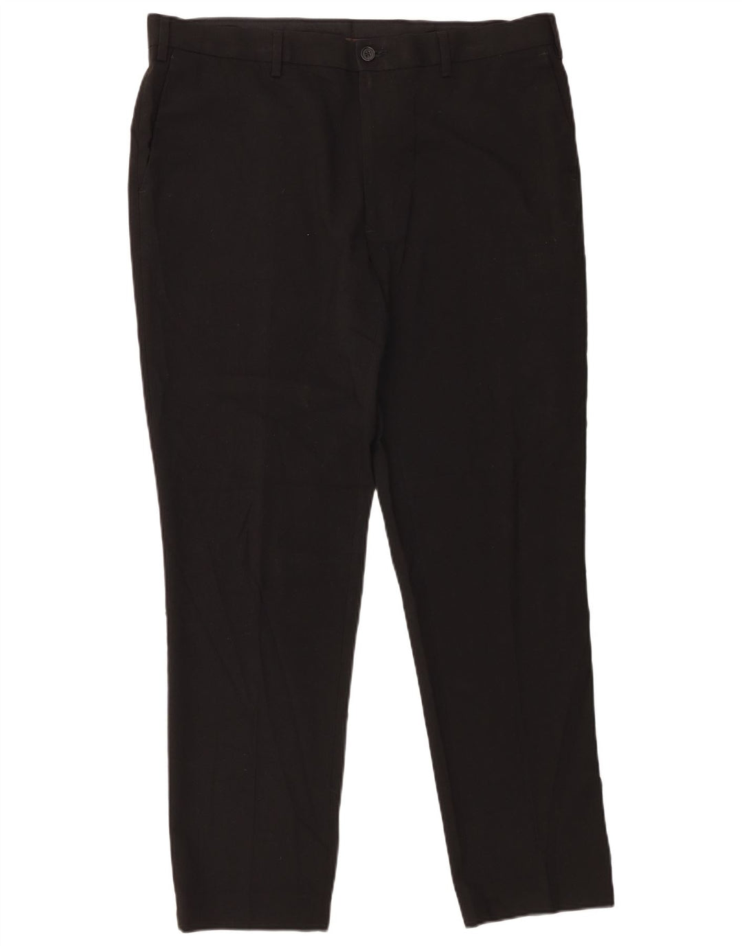 Marks & Spencer Herren Slim Chinohose W38 L31 Schwarz Polyester