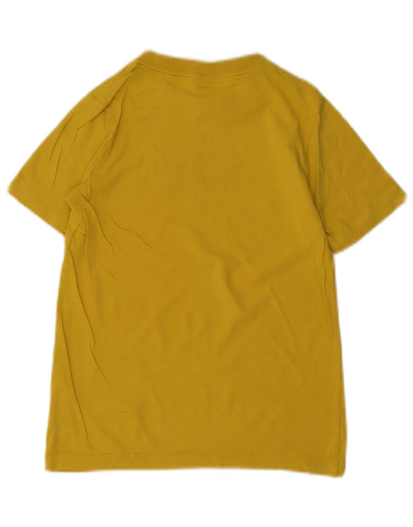 Nike Jungen-T-Shirt mit Grafik, 8–9 Jahre, Größe S, gelbe Baumwolle