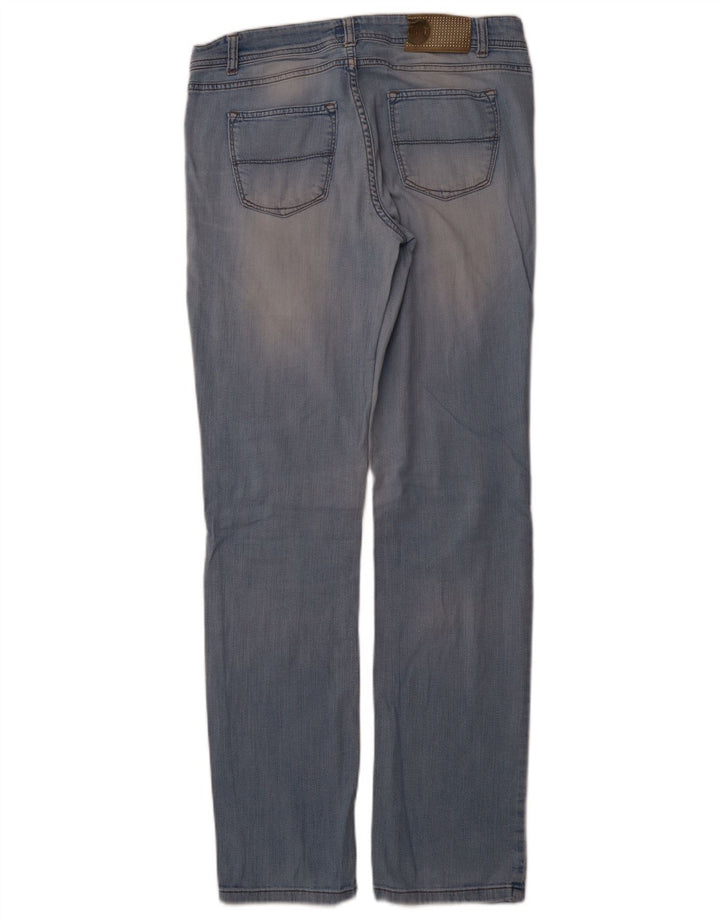 TRUSSARDI Womens Slim Jeans IT 45 Large W32 L32 Blue Cotton