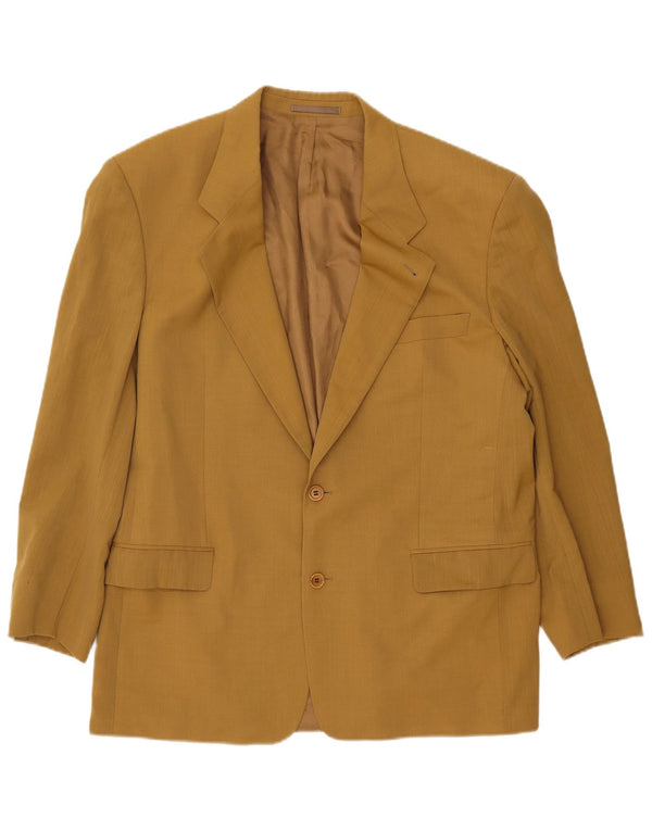 Protagonist Herren 2-Knopf-Blazerjacke IT 54 2XL Khaki Wolle