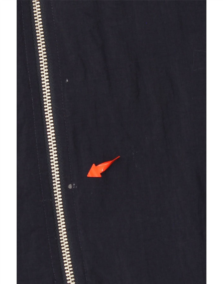 FILA Herren Kapuzen-Wendejacke IT 50 Large Marineblau Farbblock