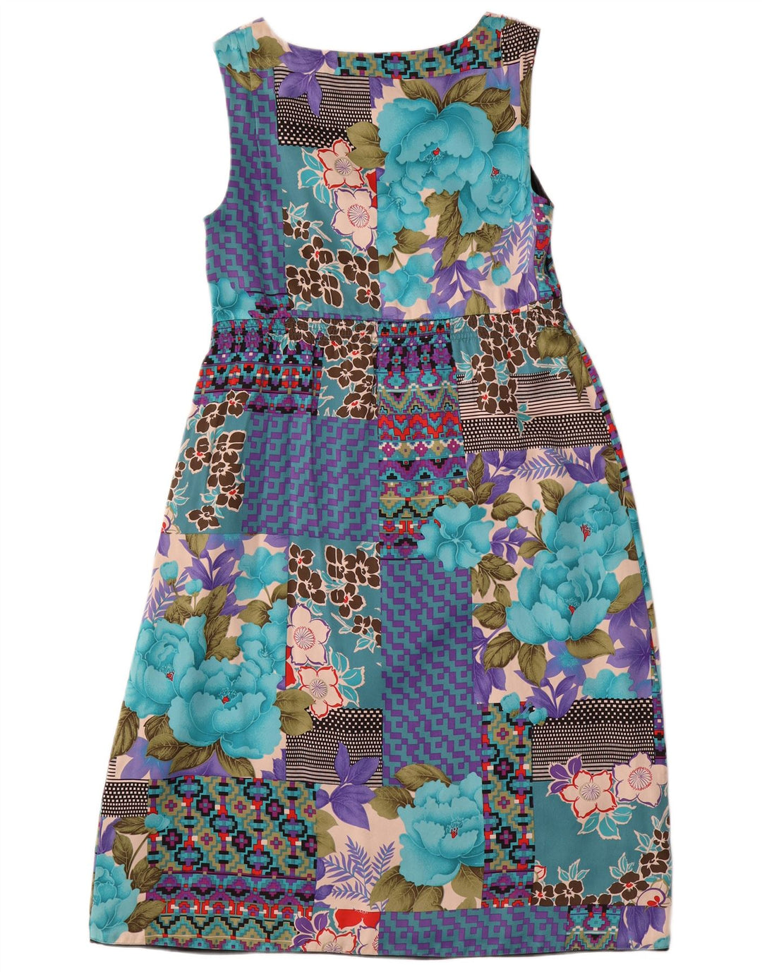 Ärmelloses Empire-Kleid für Damen von Monsoon, Größe S, mehrfarbig, Patchwork